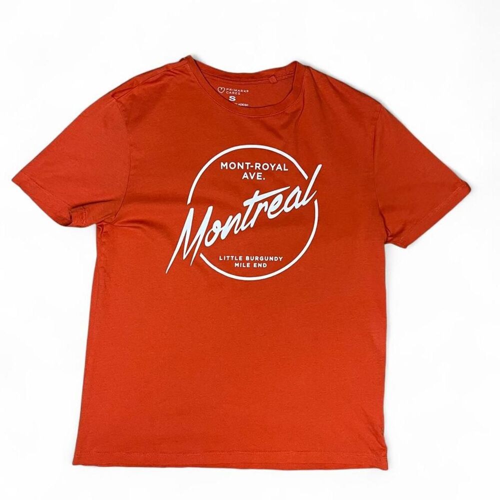 Primark Women's Orange GraphicT-shirt